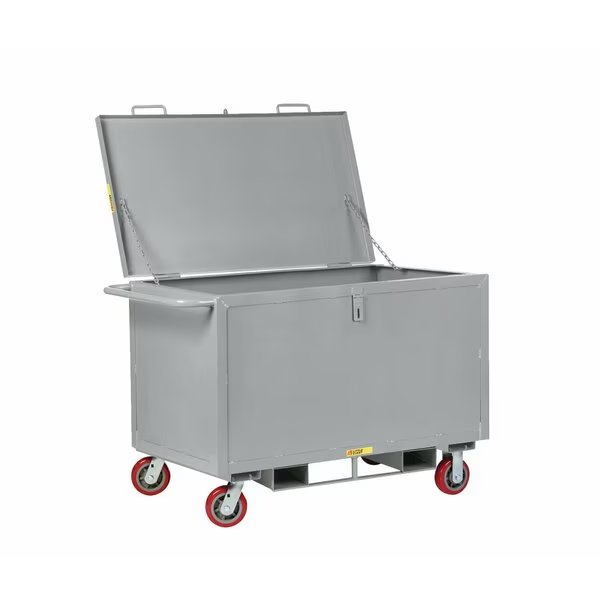 Forkliftable Security Box Truck, Gray, 60 in W x 30 in D, Little Giant, Mfr#: BTSL-3060-6PYFP